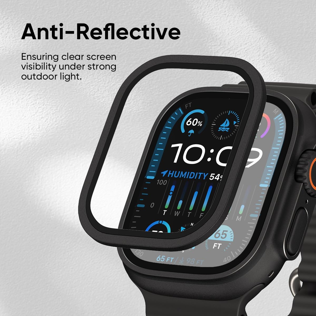 Apple Watch Ultra 3用強化ガラスフィルム  - Watch Case Bumper のレビューと価格