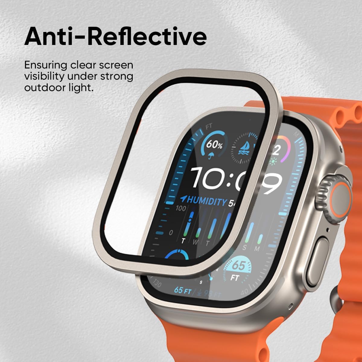 Apple Watch Ultra 3用強化ガラスフィルム  - Watch Case Bumper のレビューと価格