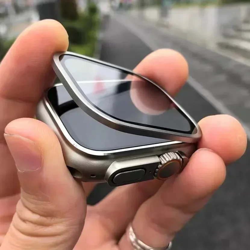 Apple Watch Ultra 3用強化ガラスフィルム  - Watch Case Bumper のレビューと価格