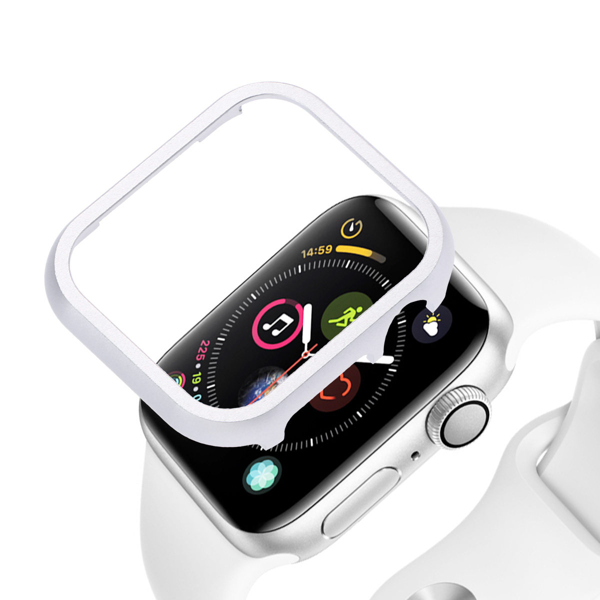 40mmアルミ合金製時計保護フレーム、4、5、6対応、フルカ - Watch Case Bumper のレビューと価格