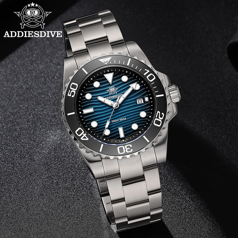 ADDIESDIVE メンズ 2115 クォーツ時計 サンド - Accessories With Watch のレビューと価格